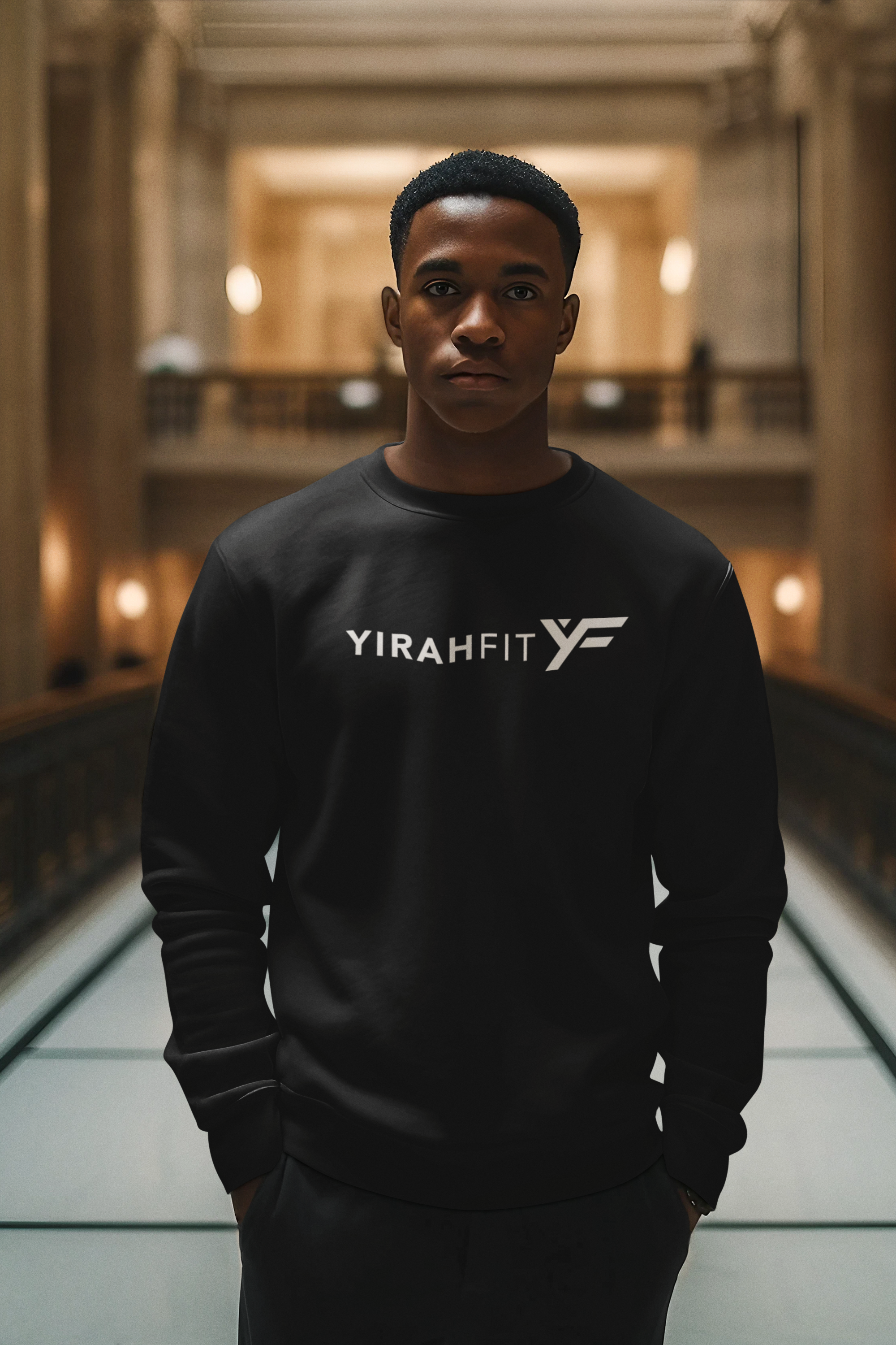 YirahFit Garment-dyed heavyweight long-sleeve shirt