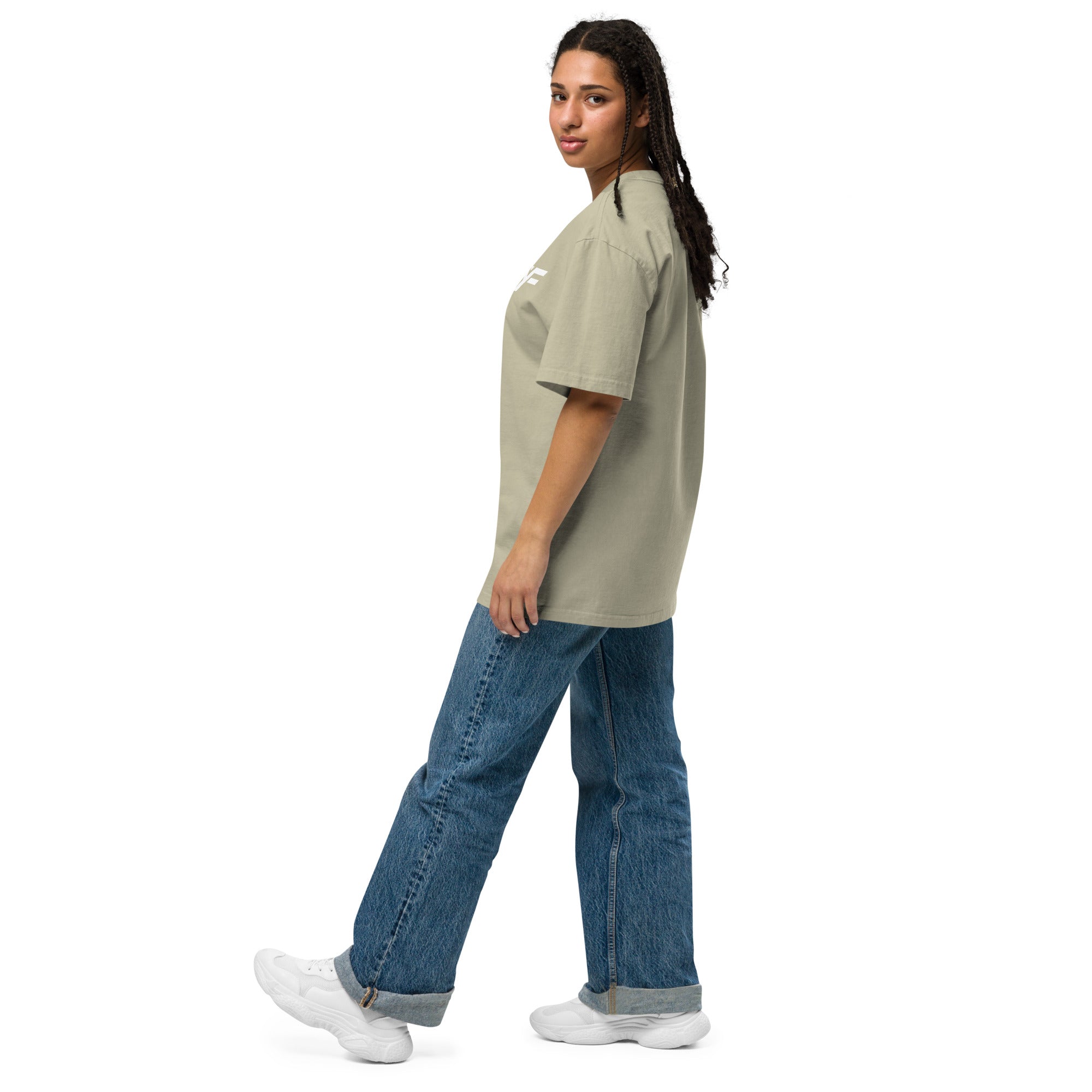 YirahFit Logo Oversized faded t-shirt
